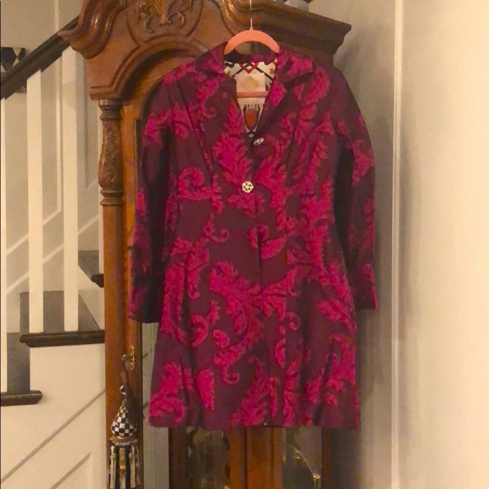 Custom made coat with silk lining